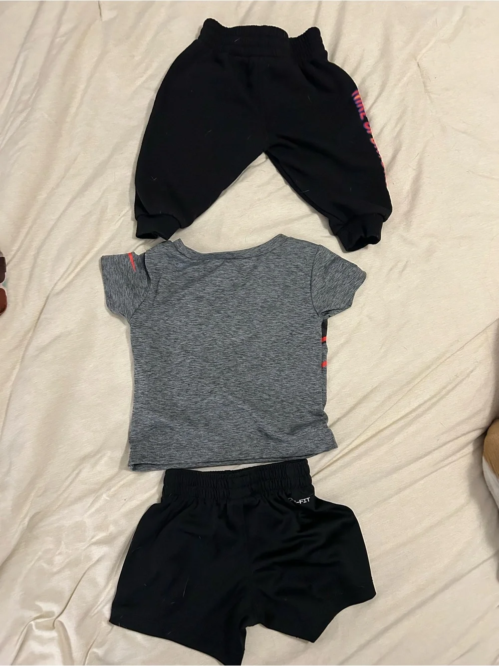 Bundle of toddler boys clothes.